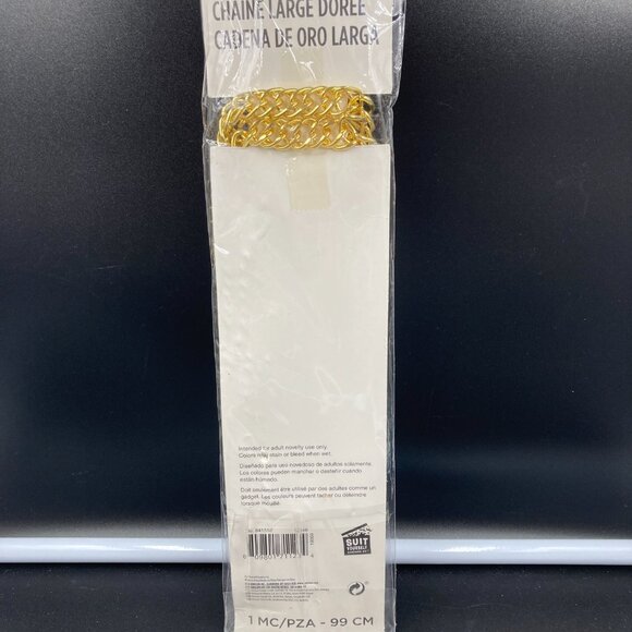 Suit Yourself Old School Large Gold Chain 39" Colored - Picture 2 of 2